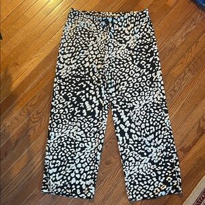 Chico's Black and White Patterned Pants